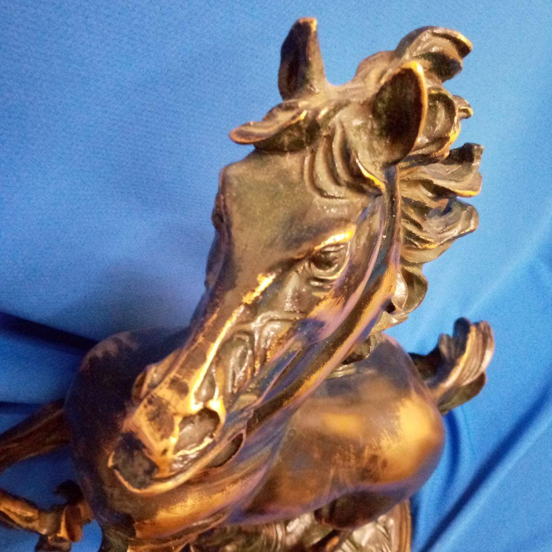 馬の置物　ブロンズ像　銅製　イタリア製　重量5.1kg
