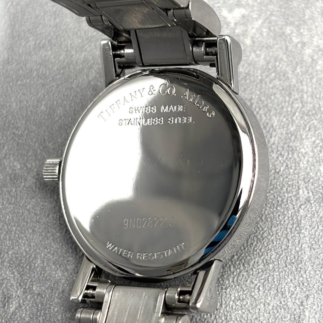 ✨美品　稼働✨ティファニー　アトラス　ローマンベゼル　デイト　2針　コマ　箱付き