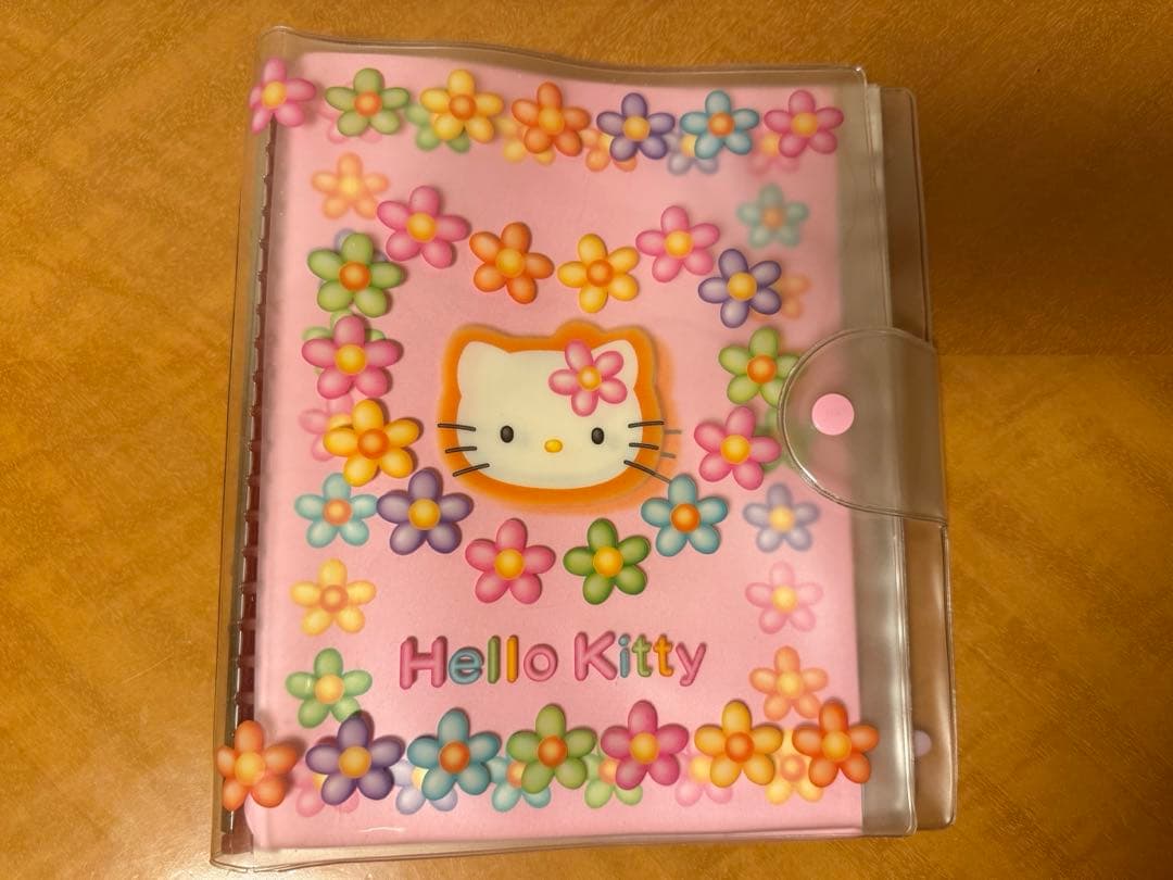 ★レア ハローキティ カオハナ リングファイルA5　平成レトロ★未使用