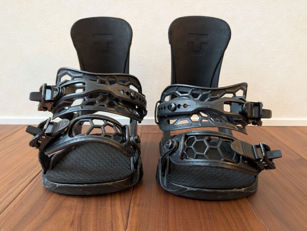 【キッズSサイズ】ブラック スノーボードビンディング UNION