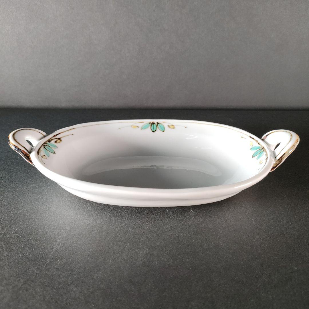 B-1-5/幸兵衛窯/色絵 長丸皿/6客/共箱