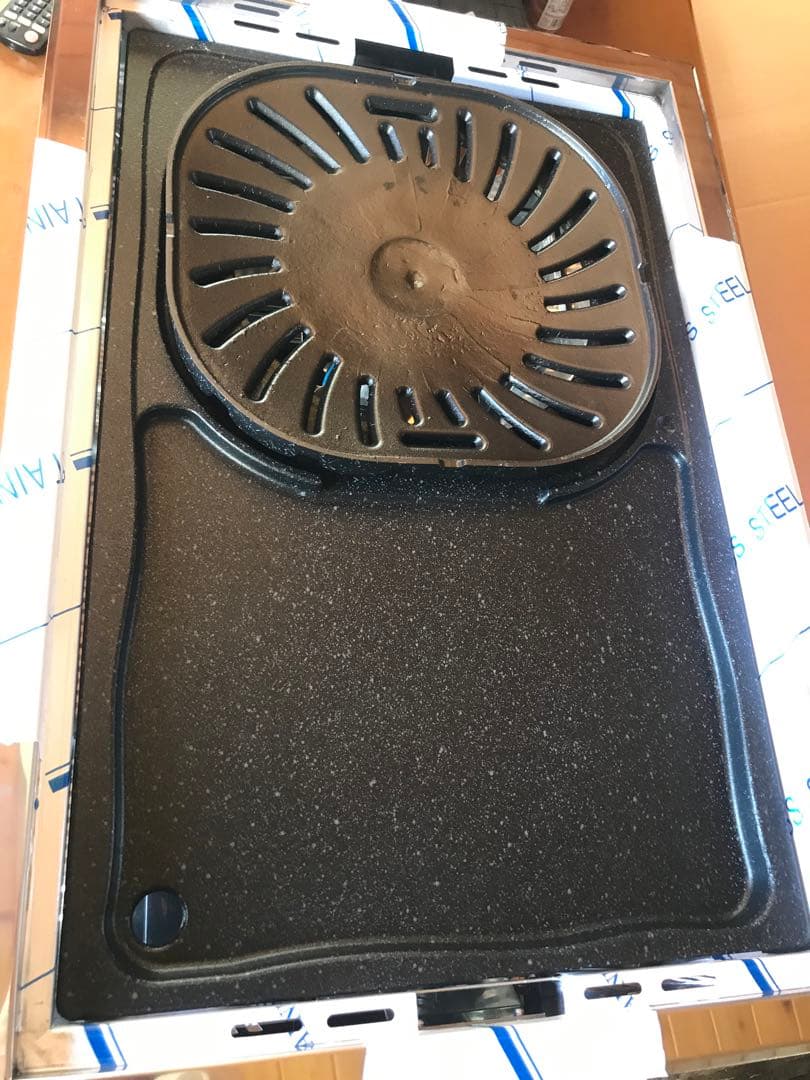 鋳鉄製グリルパン、野菜・肉用ノブコントロール付きまとめての購入は値引き出来ます。