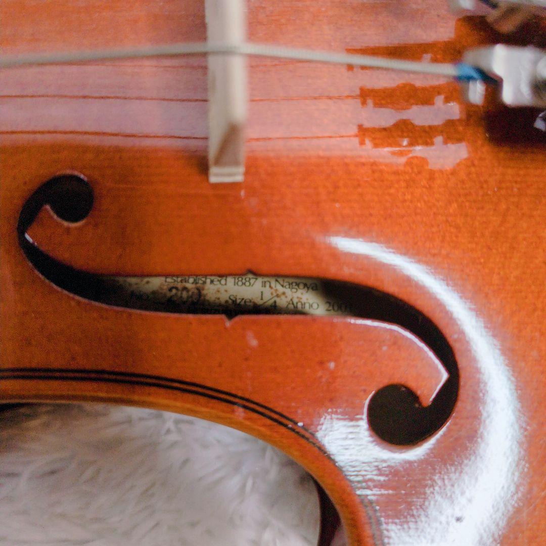 【極美品】 スズキ バイオリン No.200 1/4サイズ 2001年製