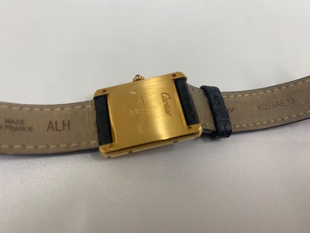 5日まで限定値下げ カルティエ タンク ルイ カルティエ MM YG 手巻き