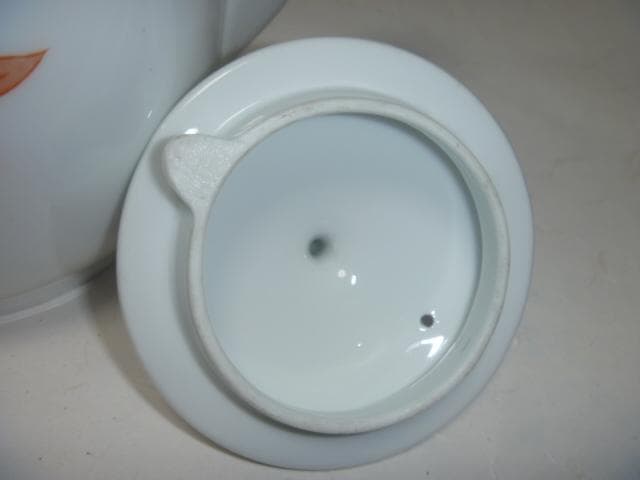 日本陶器会社　Noritake　南天　ポット　白磁南天　ヴィンテージ　昭和レトロ