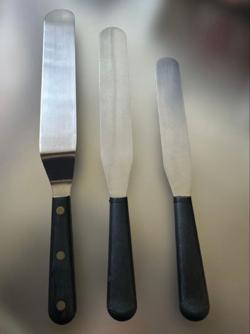 製菓用スパチュラ3本セット　マトファー　シェフイノックス　パレットナイフ