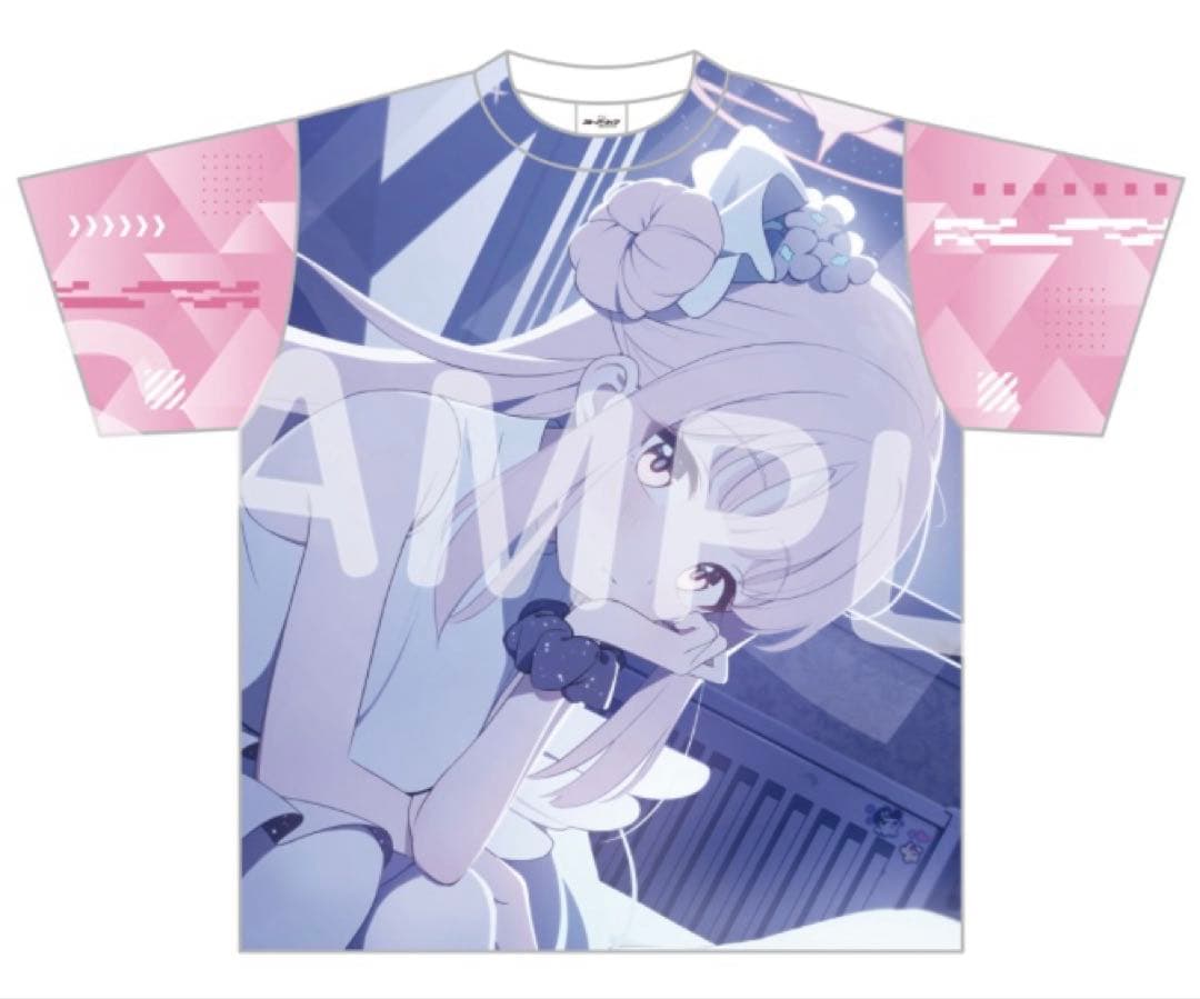 ブルアカ ミカ　聖園ミカ　フルグラフィックTシャツ Lサイズ