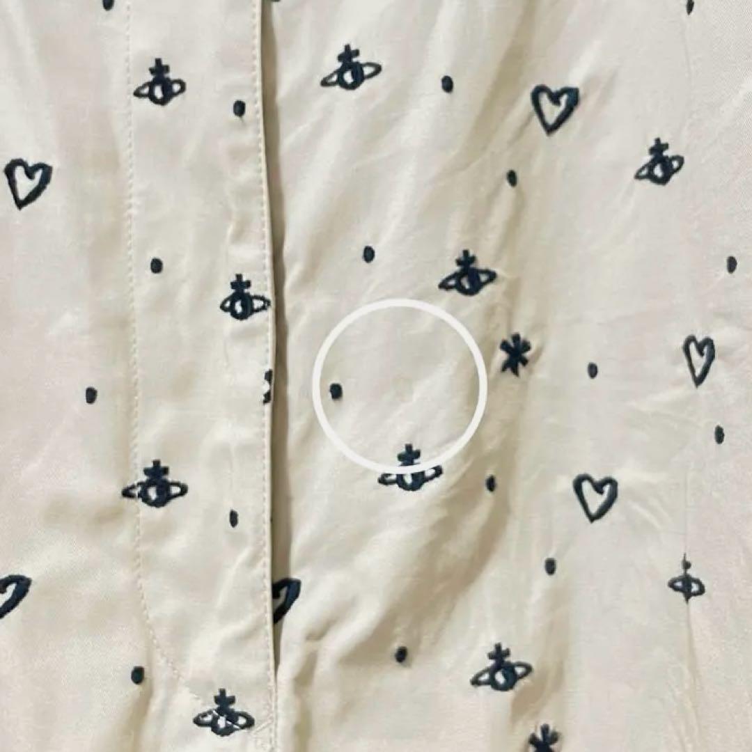 完売 オーブ刺繍 ヴィヴィアンウエストウッド サスペンダー パンツ 総柄