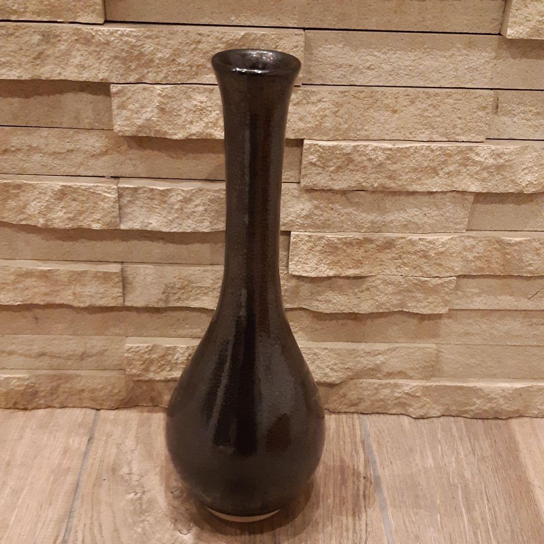 日向　高崎焼　花瓶　ヴィンテージ　桐箱入り