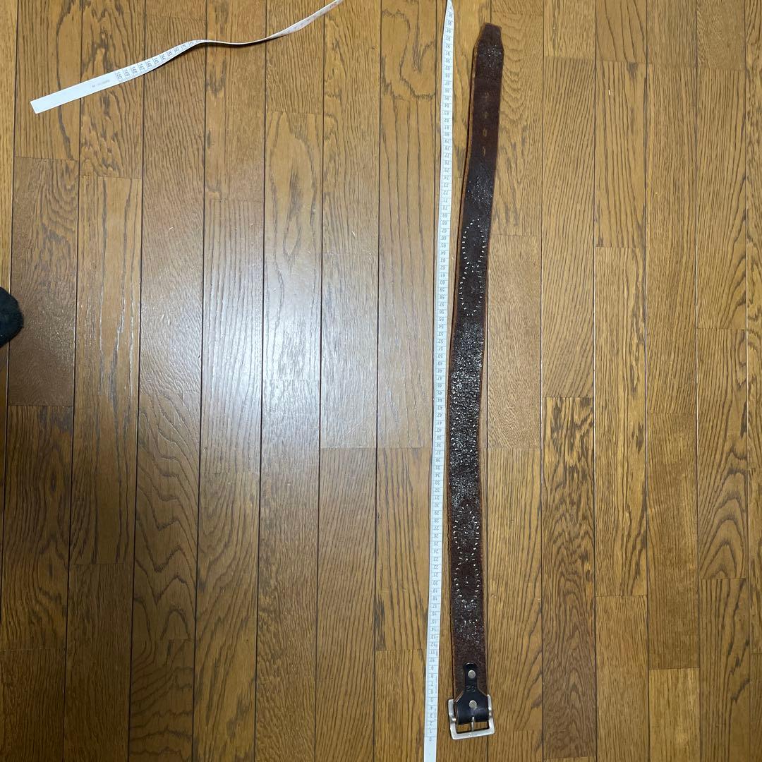 H T Cスタッズベルト　サイズ32 ブラック