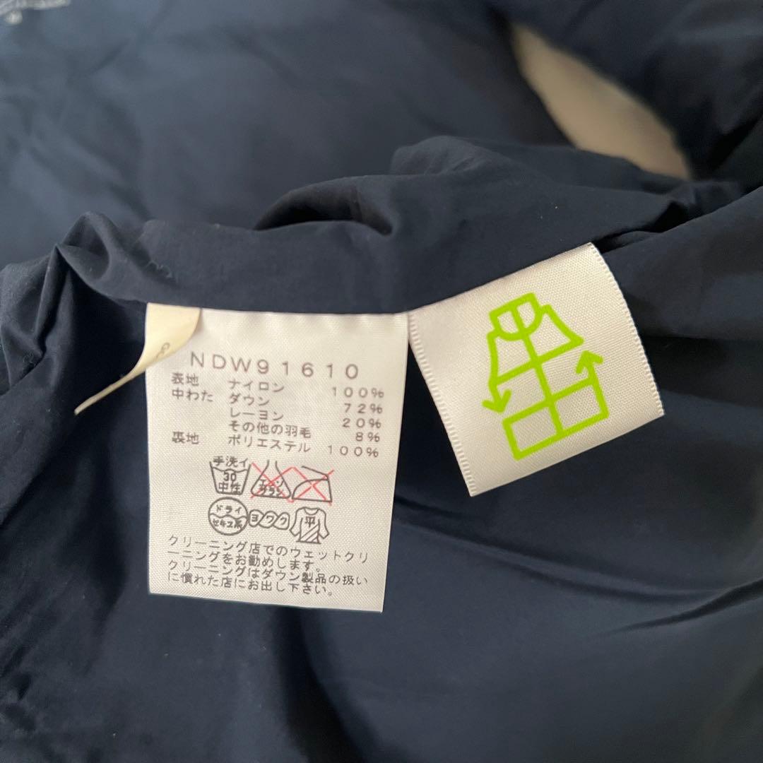 ノースフェイス ボードウォークダウンベスト ネイビー Mサイズ 薄手 レディース