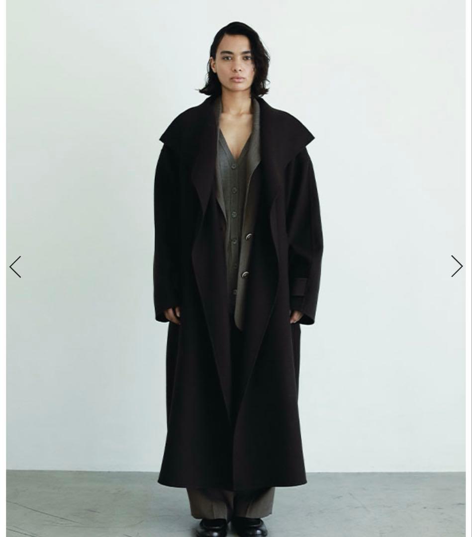 【新品】SANTE by ETRE TOKYO ウーステッドクロークリバーコート