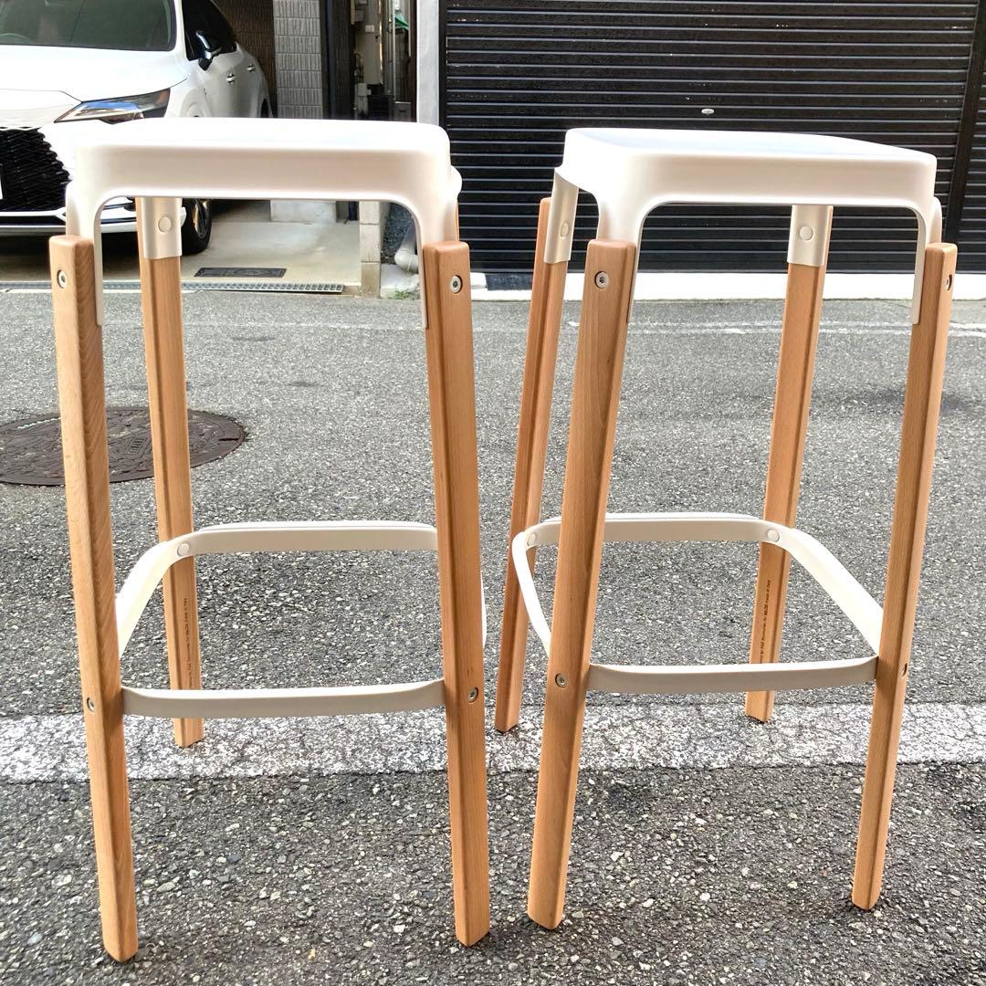 【直接お渡しのみ】【名作】MAGIS Steelwood Stool 2脚セット