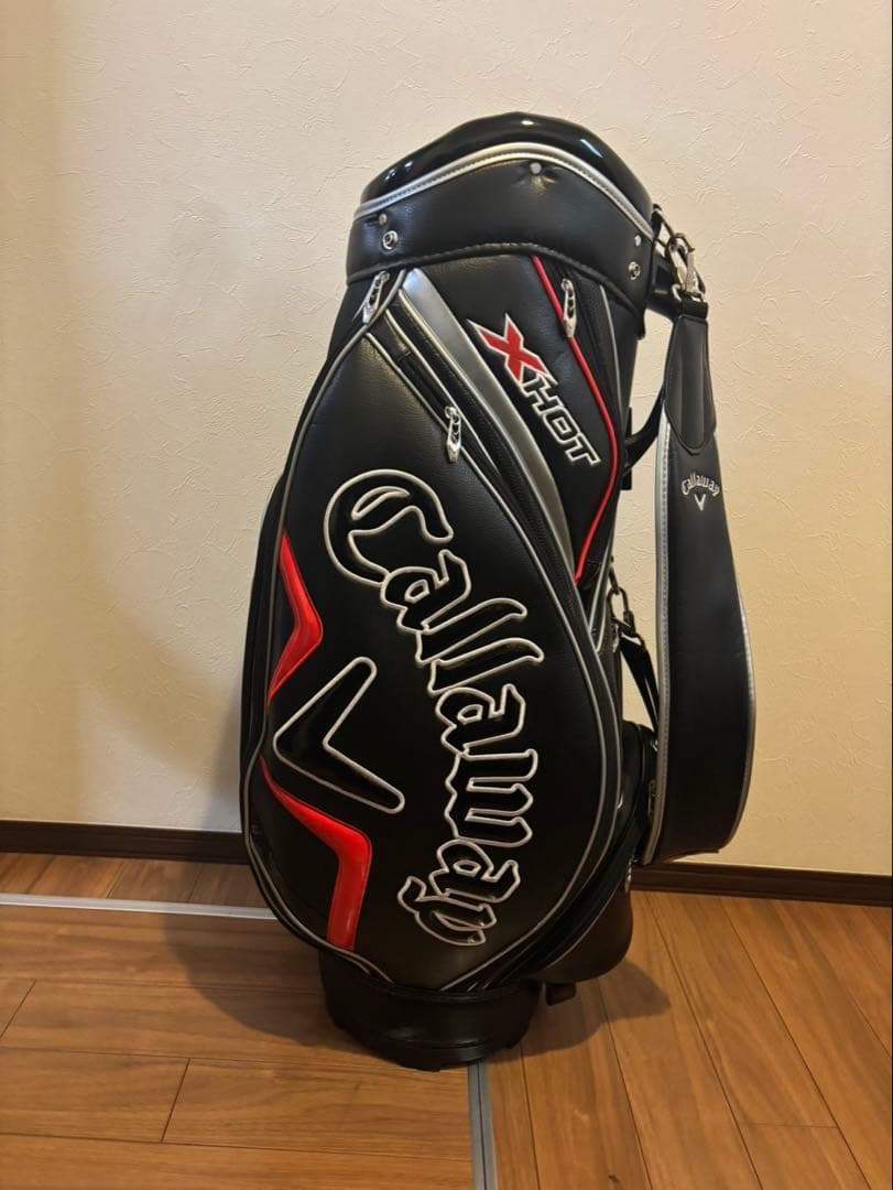 Callaway X Hot キャディバッグ ブラック/レッド