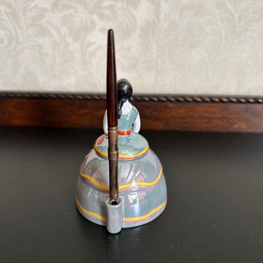 オールドノリタケ　ラスター彩 デコレディ　インク瓶