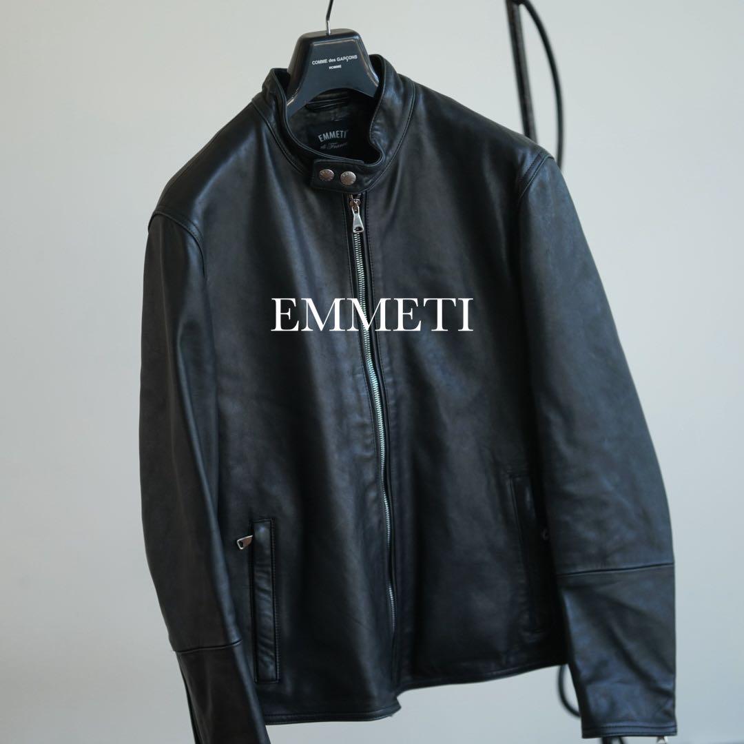 タ*カ様 EMMETI JURI ユリ 羊革 ラム レザー シングルライダースジ