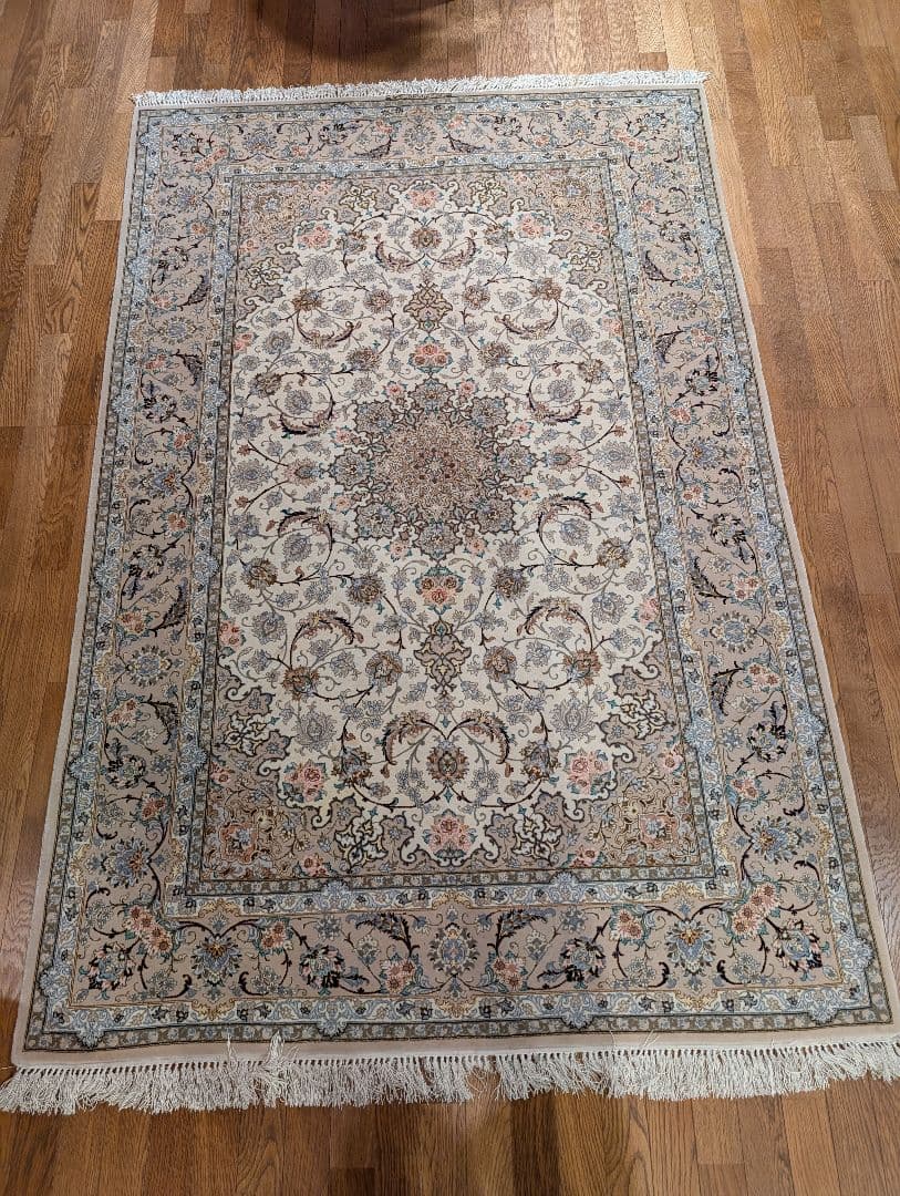 ペルシャ絨毯　イスファハン　エスファーハン　230×155　　ENTESHARI