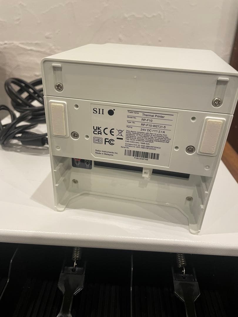 Airレジ対応SII RP-F10 レジスタープリンター&キャッシュドロア