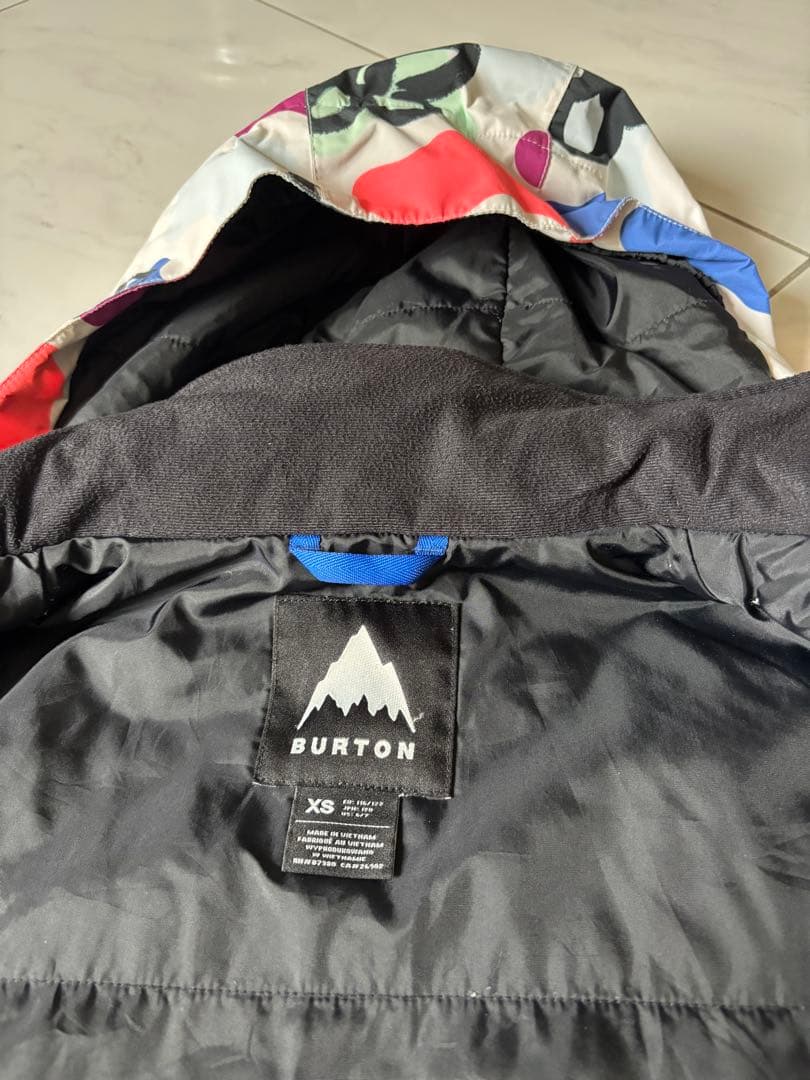 BURTON スキー、スノーボードウェア XSサイズ 手袋付き