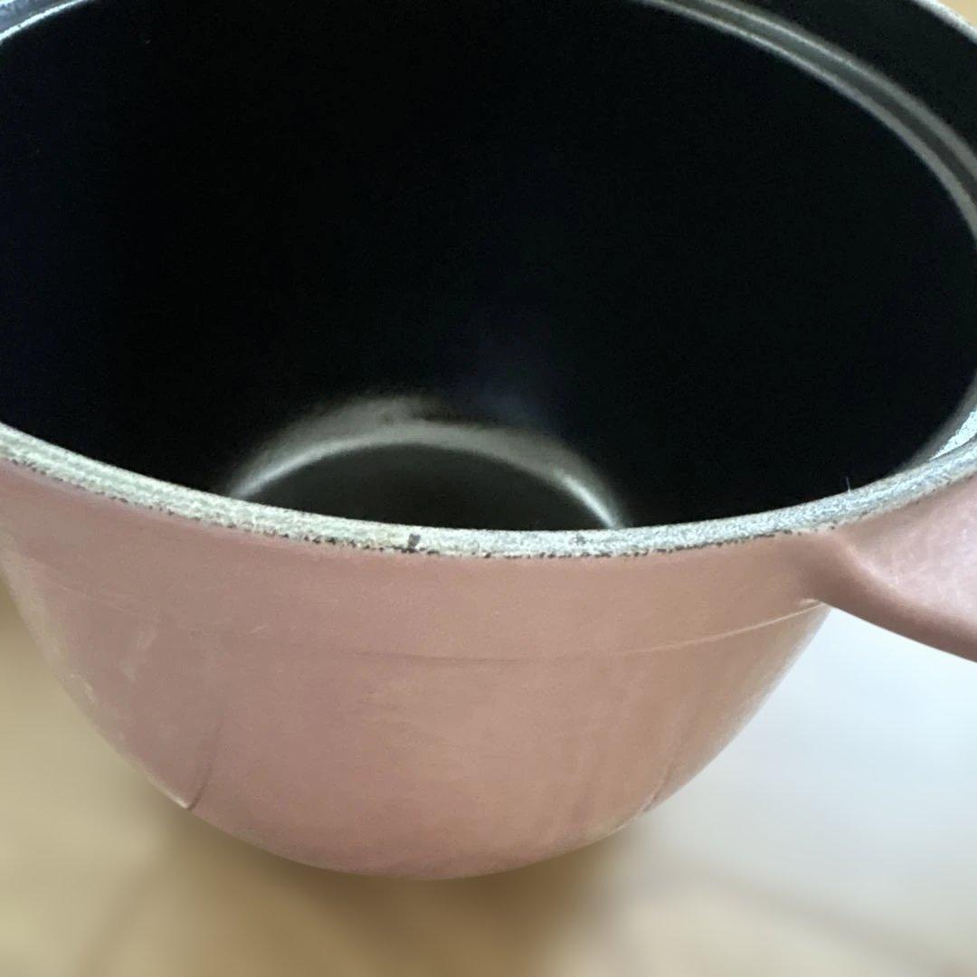 LE CREUSET 鋳鉄 両手鍋 ピンク