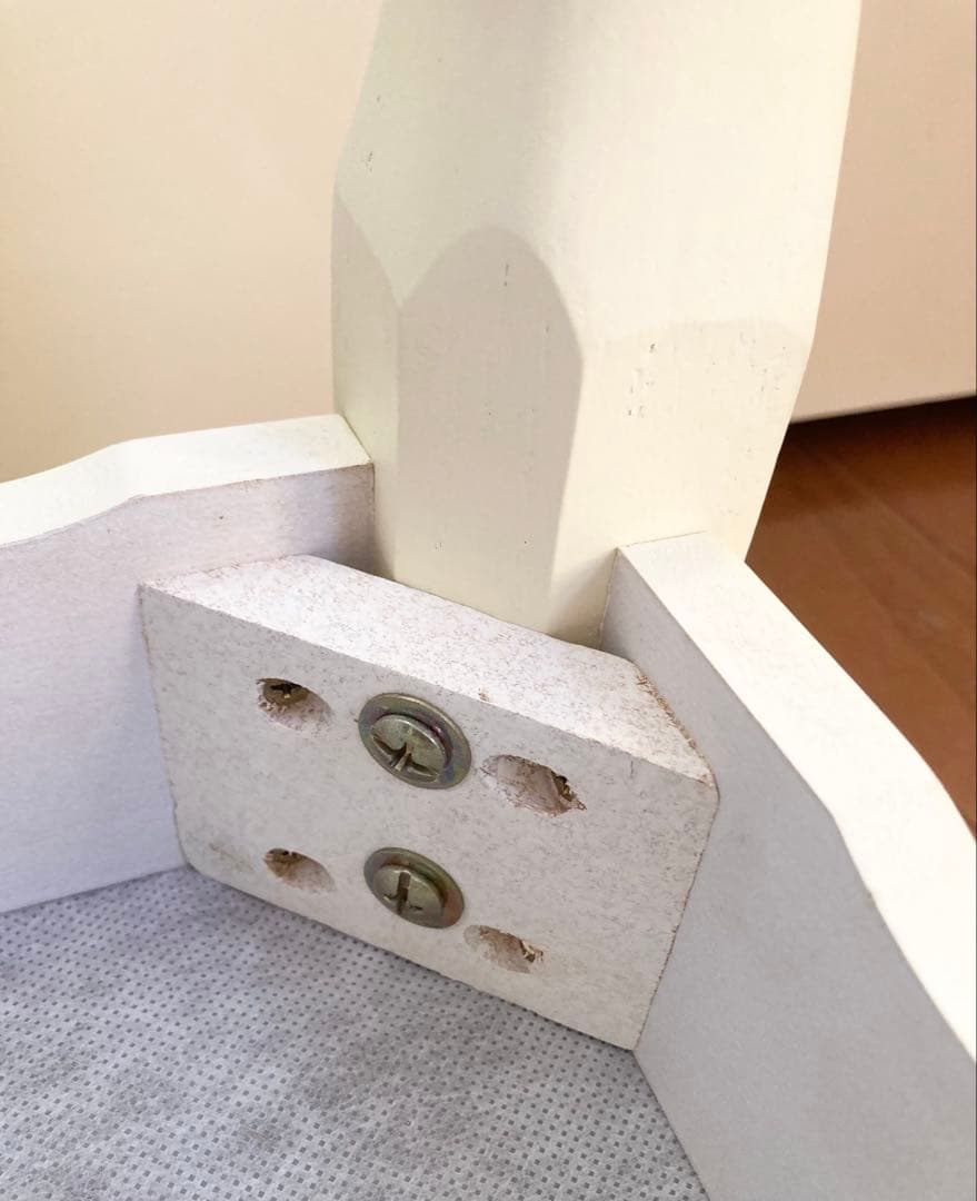 姫系　ホワイトドレッサー スツール付き