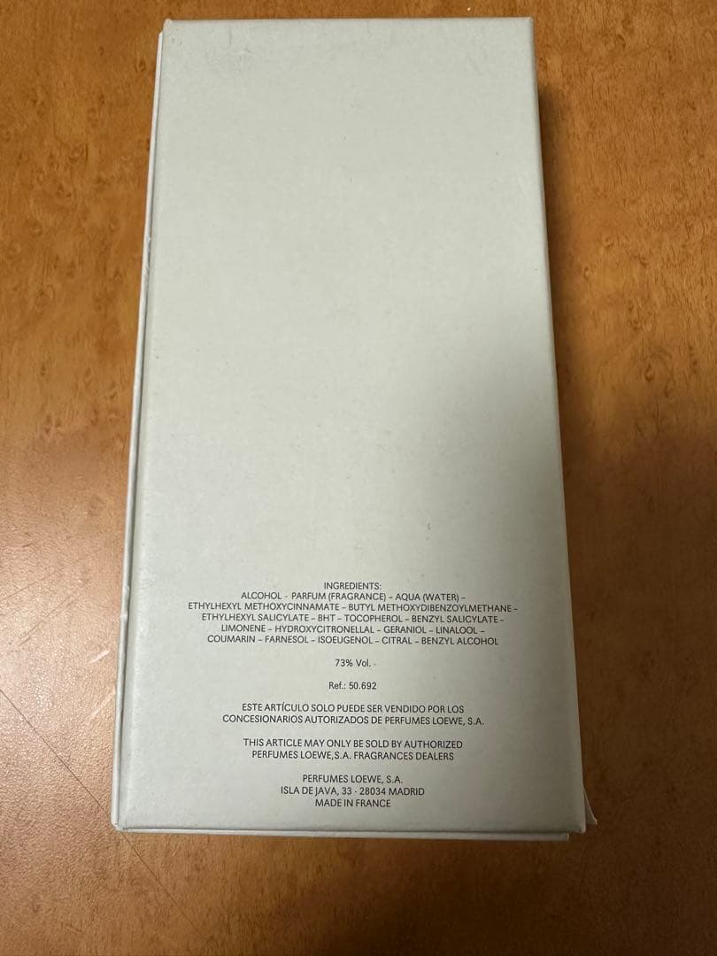 香水(男性用) LOEWE 001 WOMAN Eau de Parfum 100ml