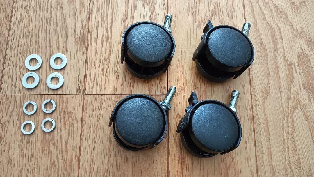 エレクター ブランチシェルフ 1200×450 ダークブラウン 2枚+キャスター