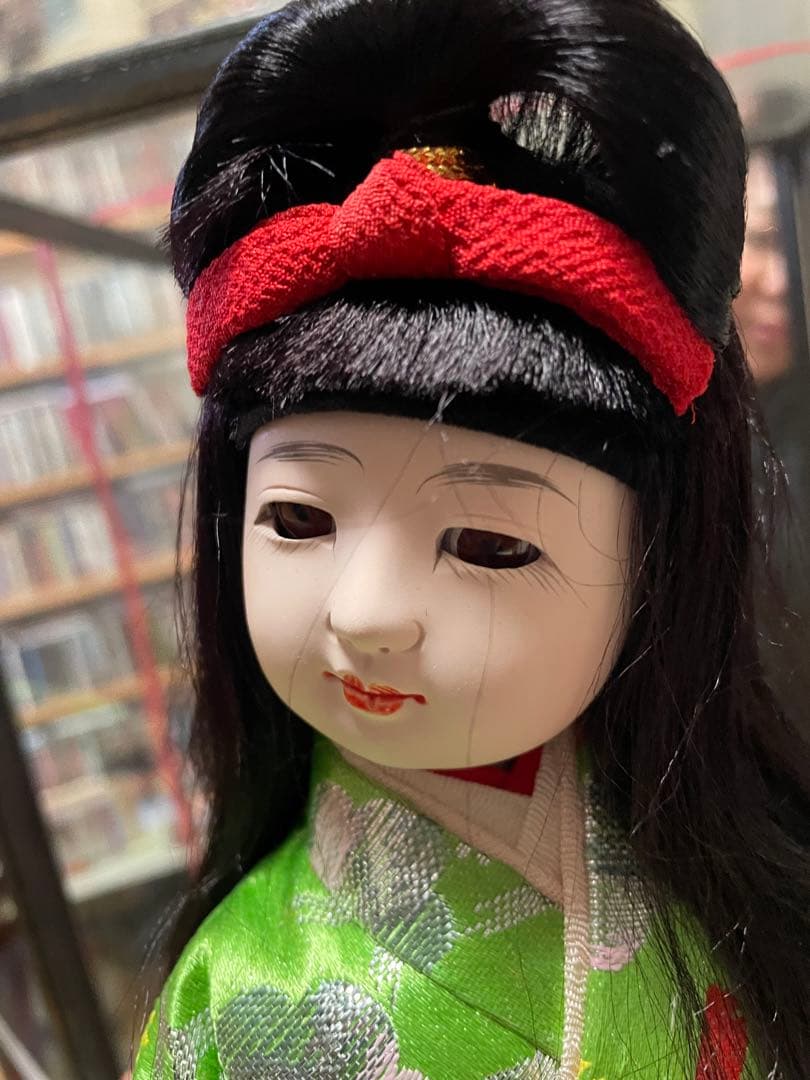 日本人形★平安童女★紫峰作★ヴィンテージドール★送料込み