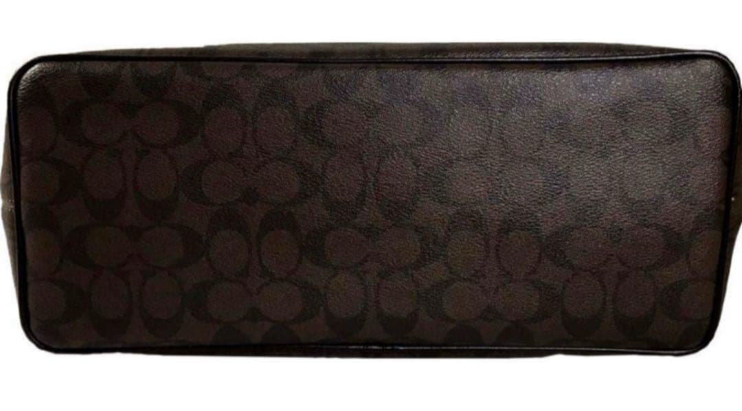 COACH コーチ シグネチャー トートバッグ ブラウン通勤通学に便利人気A4