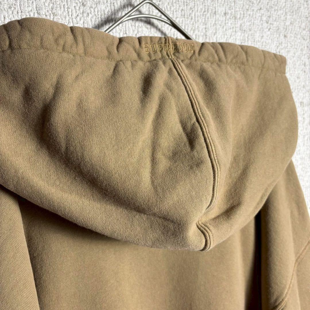 【人気デザイン】シュプリーム　パーカー　Sロゴ　刺繍ロゴ　プルオーバー　L