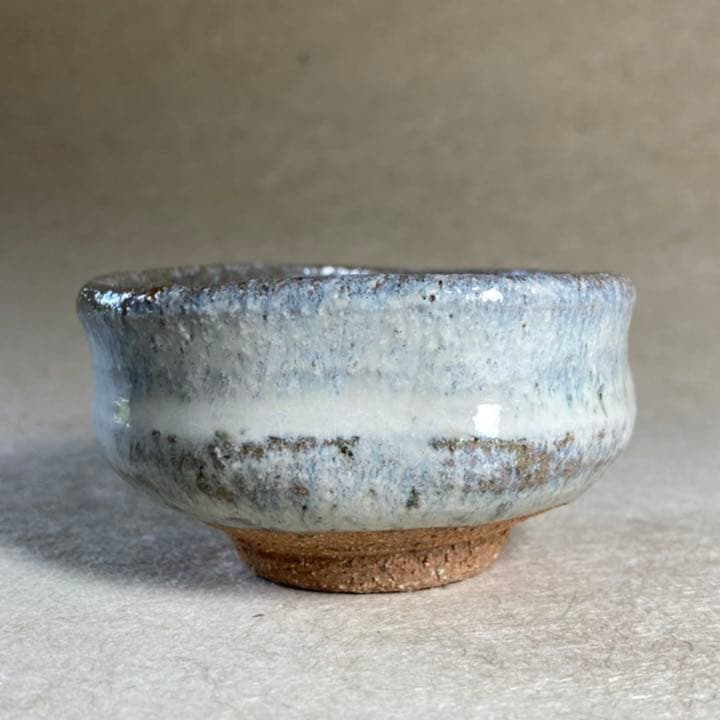 斑唐津沓形ぐい呑　唐津焼　ぐい呑　焼き物　陶器　酒器　陶芸