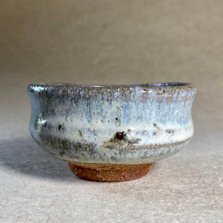 斑唐津沓形ぐい呑　唐津焼　ぐい呑　焼き物　陶器　酒器　陶芸