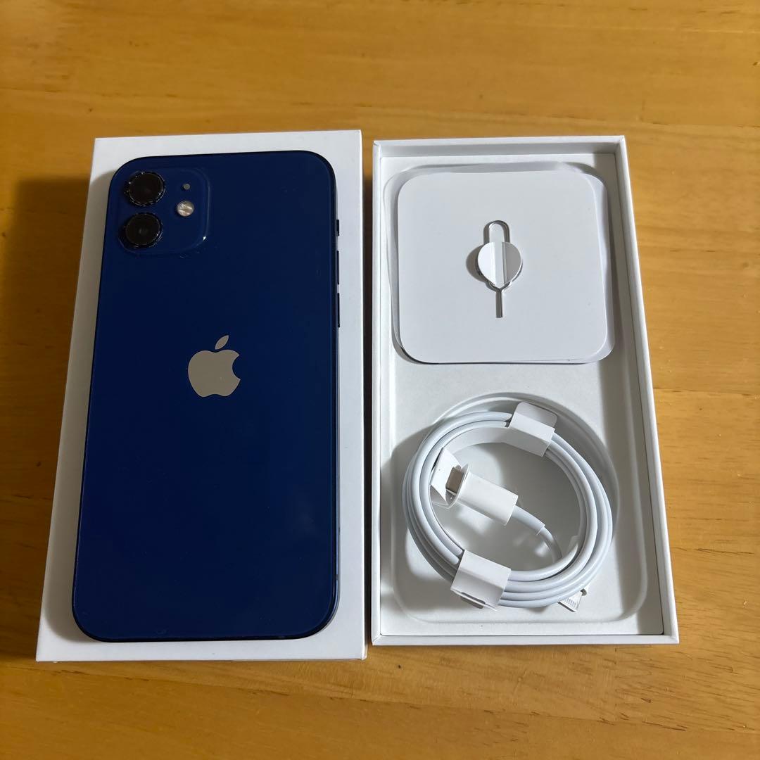 【SIMフリー】Apple iPhone 12 ブルー 本体