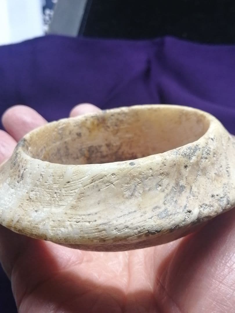 ★古墳初期『玉石垂飾輪』出土品。玉石　230g　埋蔵文化財　非常に貴重なものです