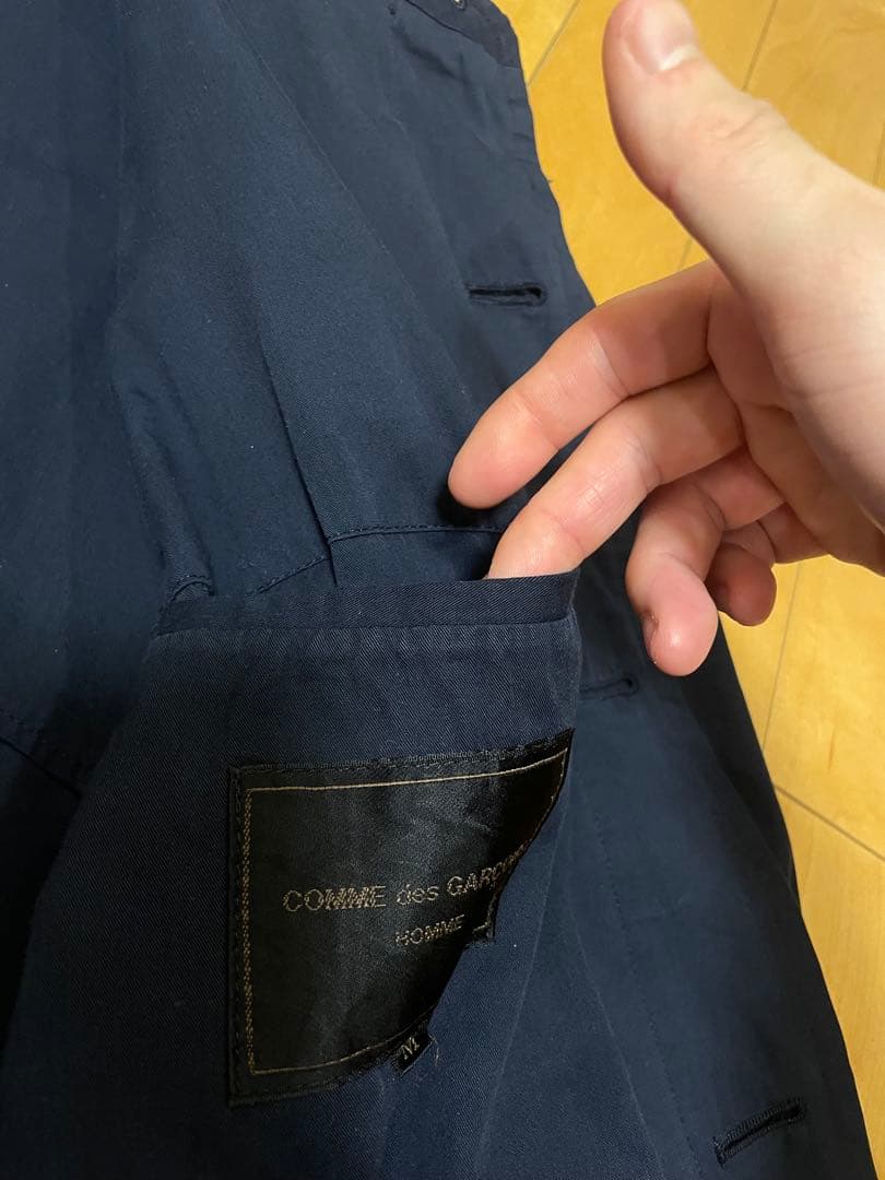 【超希少】　80s コムデギャルソンオム　ステンカラーコート　綿100%
