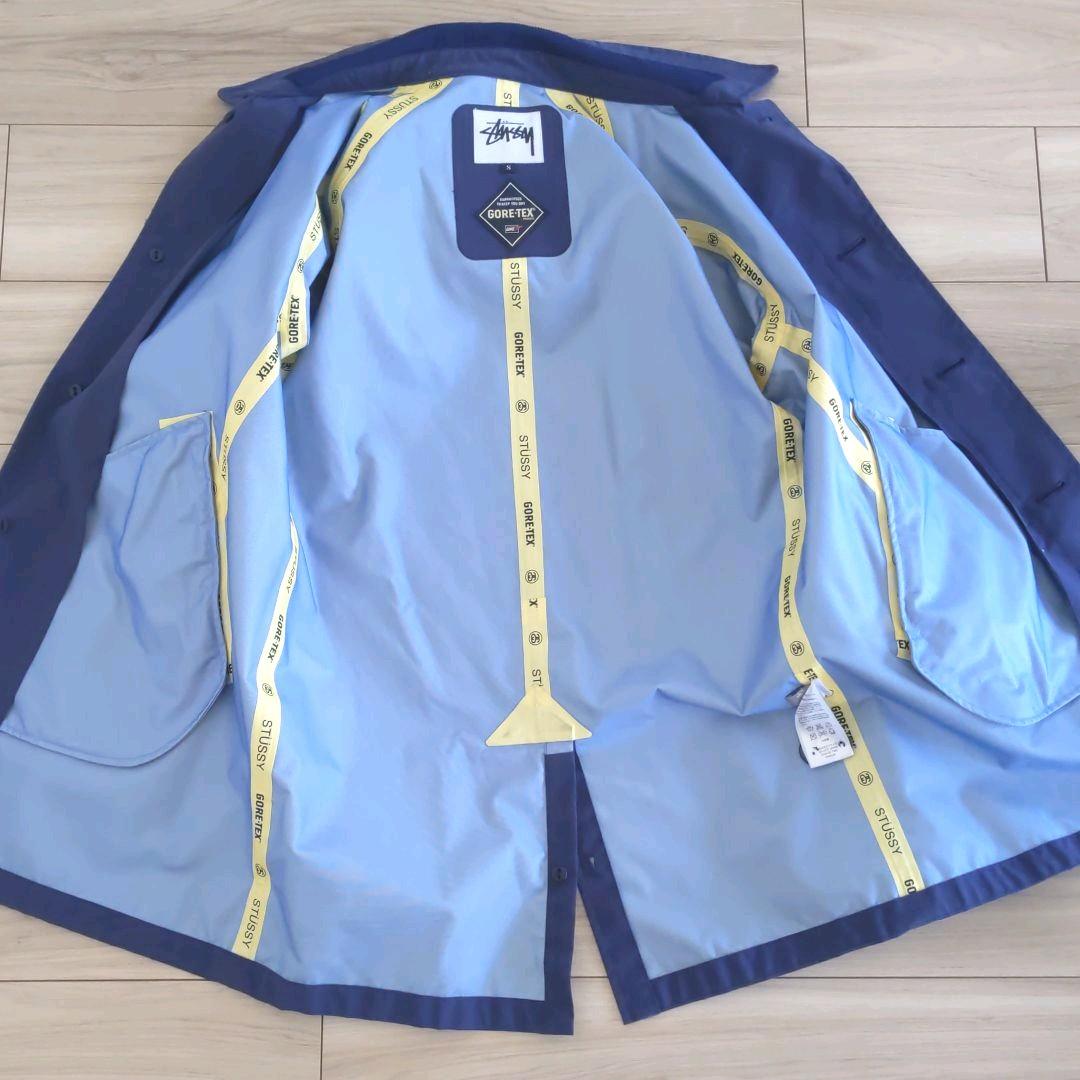 stussy コート　GORETEX ジャケット　アウター　ステューシーネイビー