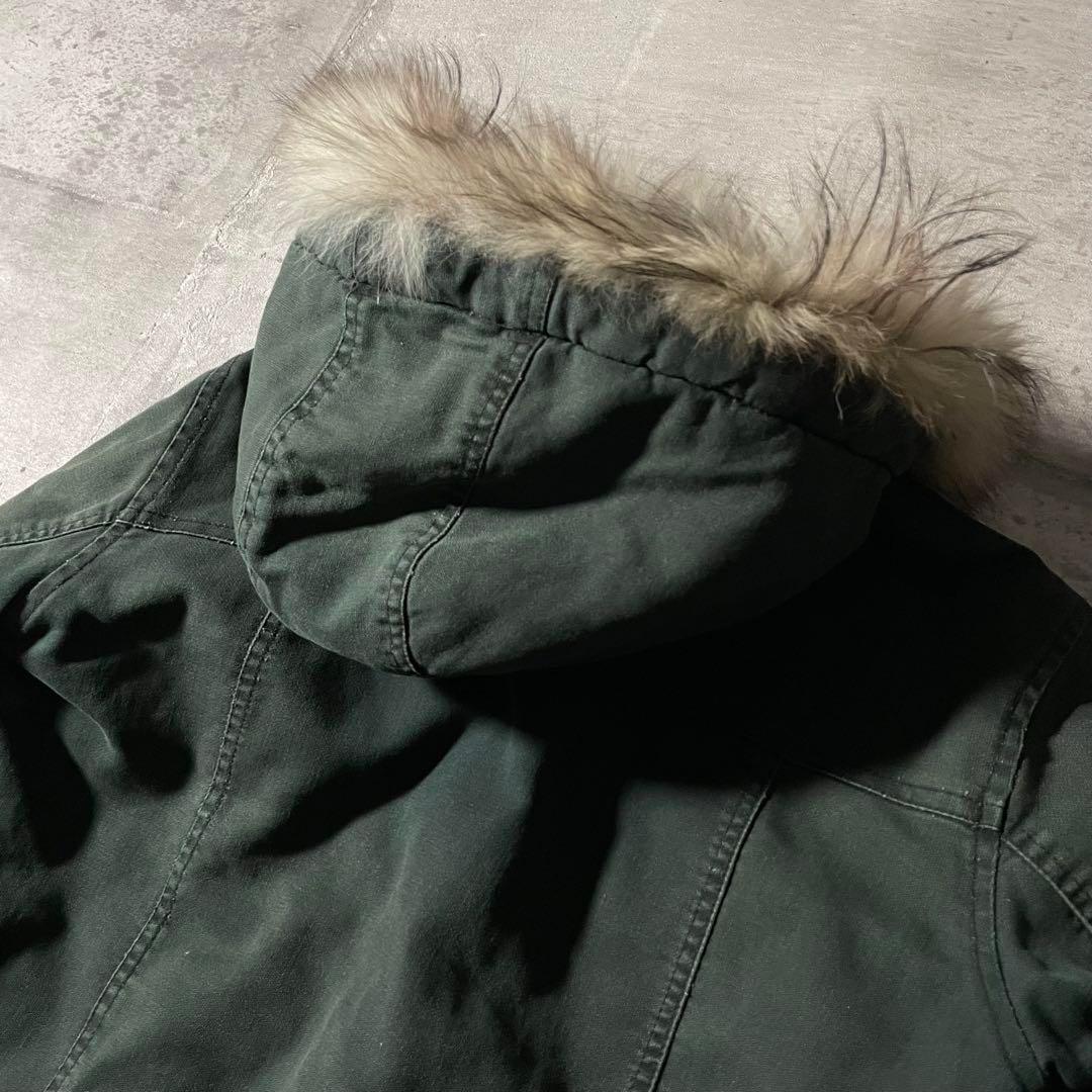 00s ファー付き ミリタリージャケット y2k アーカイブ 平成ギャル パンク