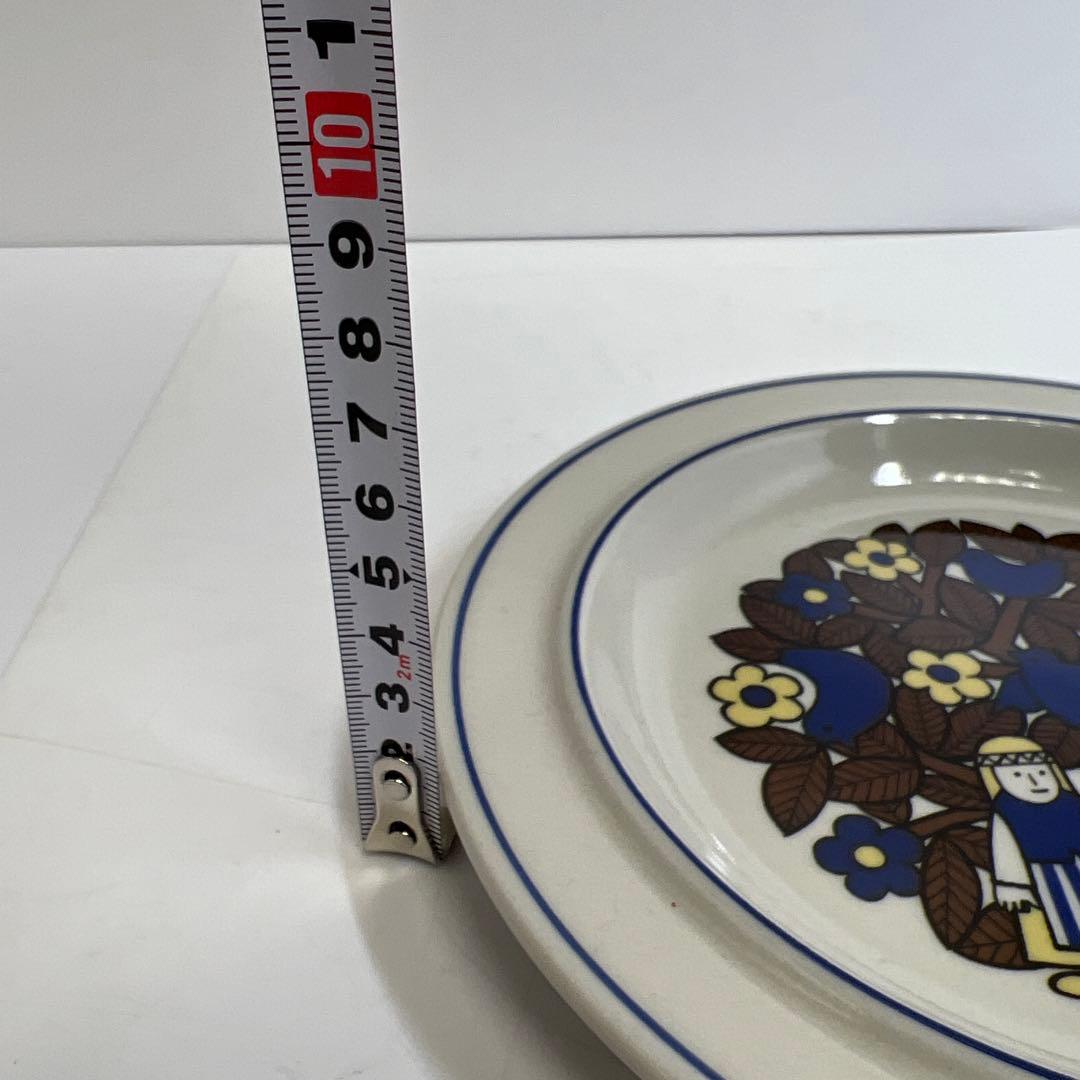 アラビア　カレワラ　プレートB タニチ　口径20㎝　東里8-0116☆2F