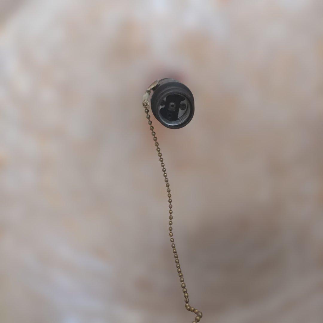 希少　スパゲッティランプ　オレンジ球形　ペンダントライト　アメリカ