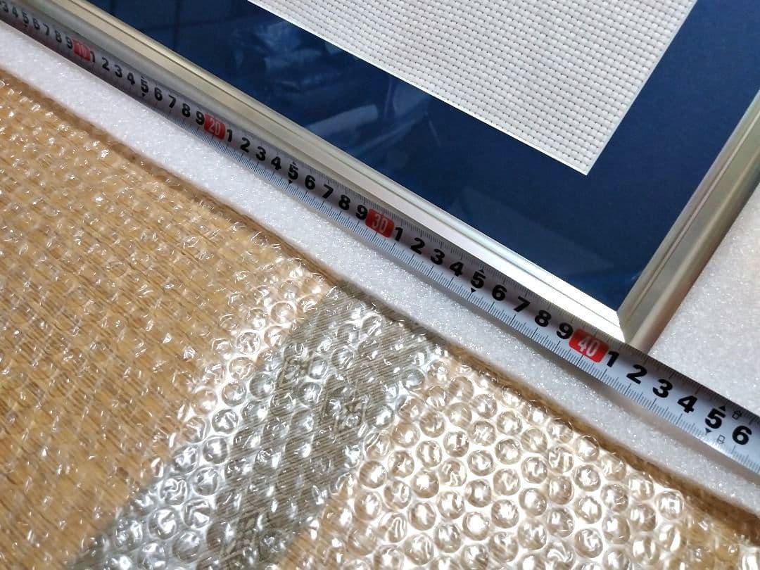 クロスステッチ刺繍　　額入り　美品