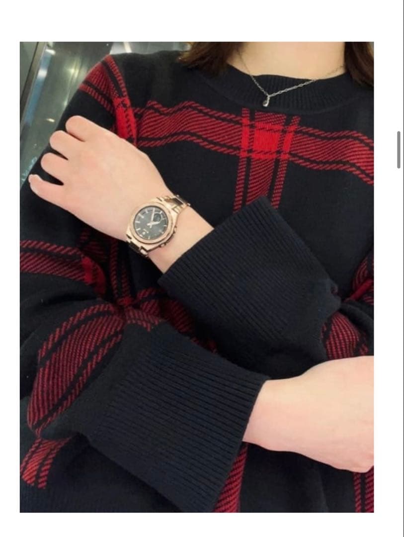 G-MS ゴールド/ブラック 自動巻き腕時計