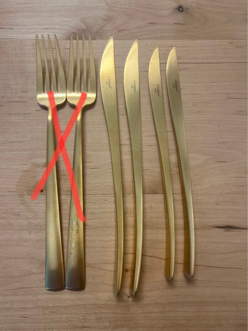 新品 クチポール Cutipol ゴア GOA カトラリーセット 4点セット