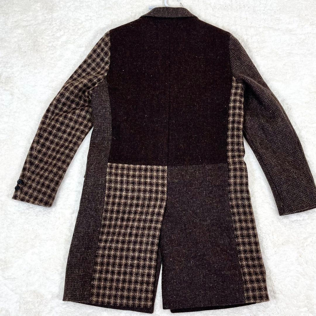 Harris Tweed × BEAUTY&YOUTH チェスターコート S