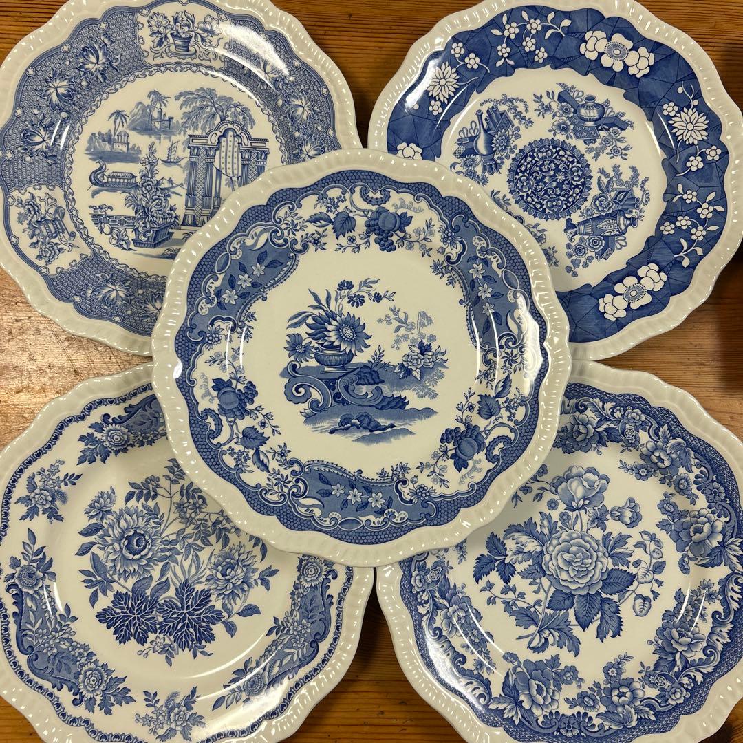 希少　スポード　ブルールームコレクション　27.5㎝　ディナープレート　廃盤品