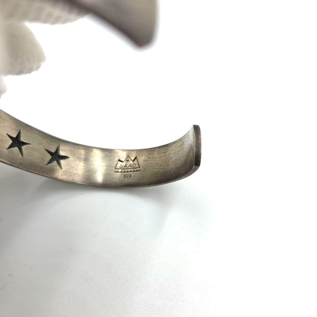 Silver925●SAAD 5スター バングル ブレスレット ユニセックス
