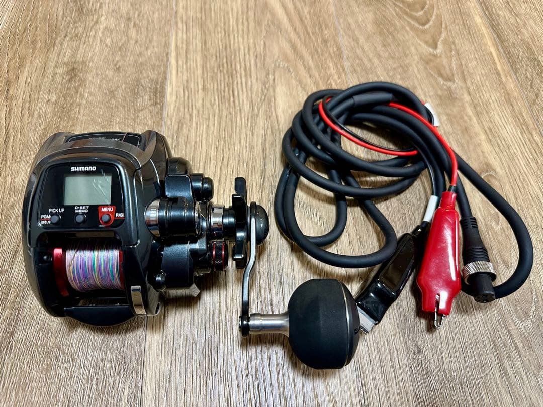 【動作良好】SHIMANO 電動リール PLAYS 800 本体＋電源コード付