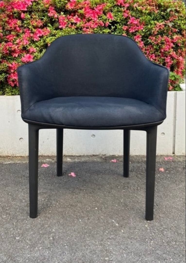 【値下交渉可】Vitra ヴィトラ　ソフトシェル アームチェア　ブラック