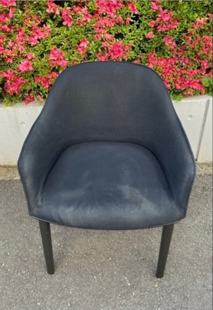 【値下交渉可】Vitra ヴィトラ　ソフトシェル アームチェア　ブラック