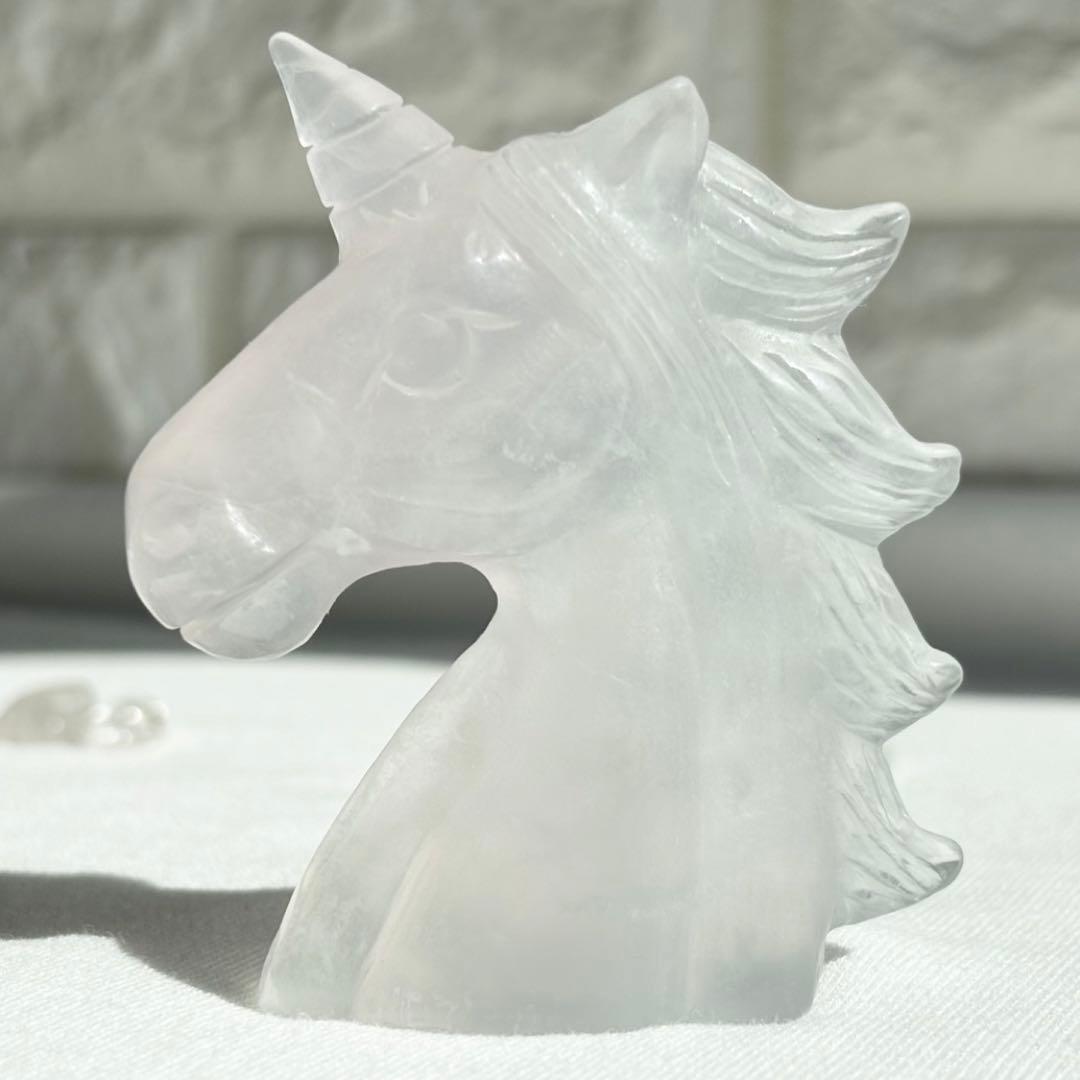 ミルキーフローライト ユニコーン　天然石 フローライト