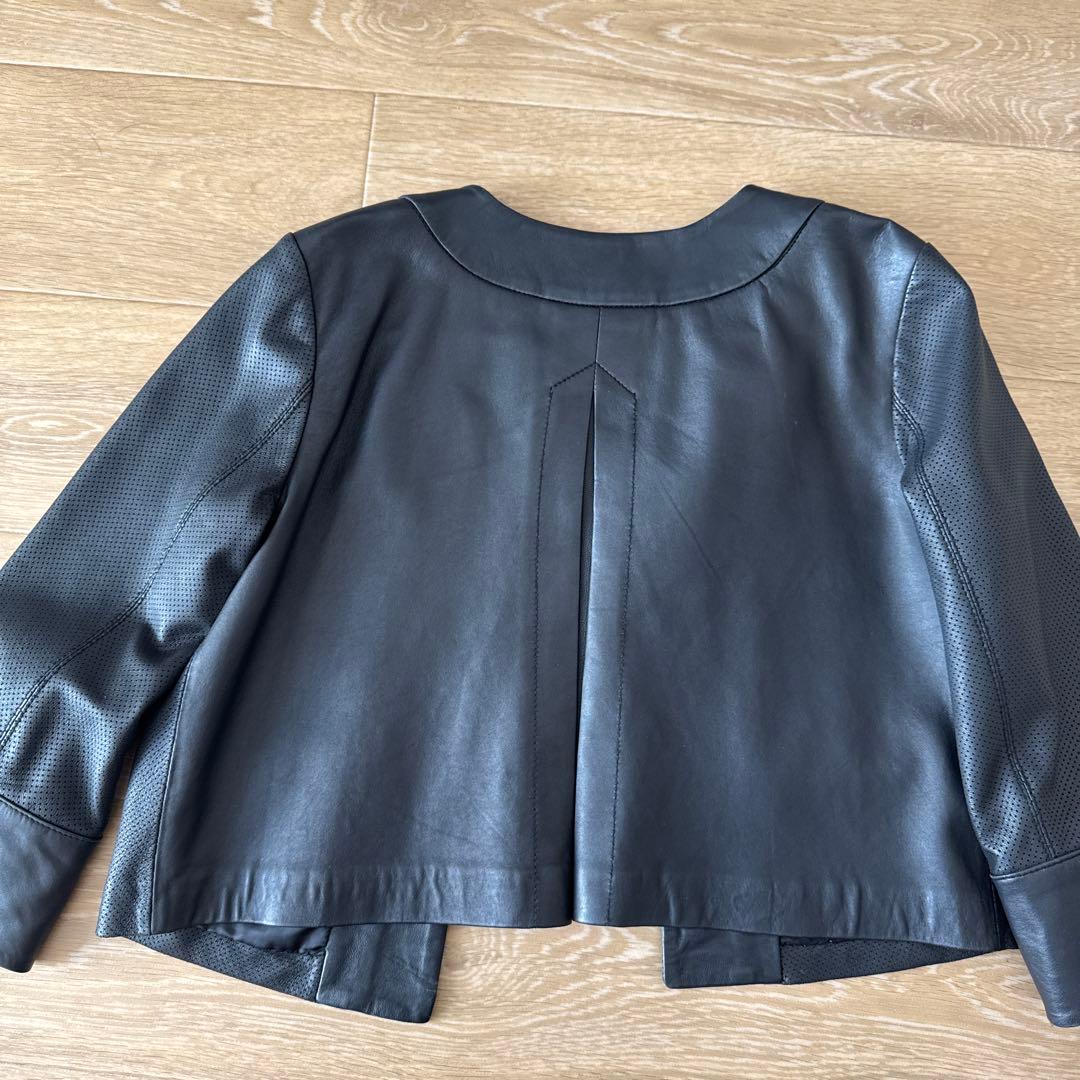 DOUBLE STANDARD CLOTHING レザージャケット　ブラック